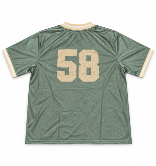 Green "Original Not Copied" Mesh Jersey