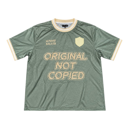 Green "Original Not Copied" Mesh Jersey