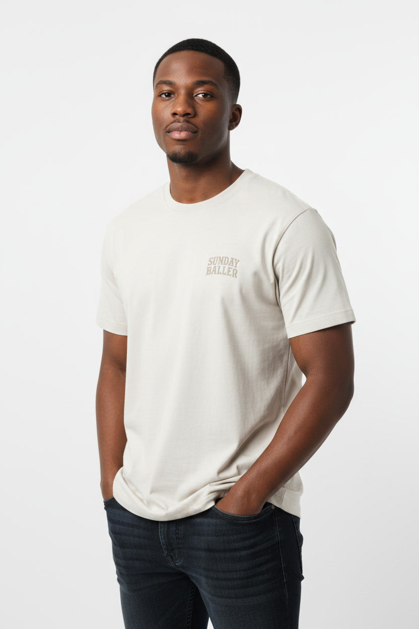 Essential T Shirt - Stone